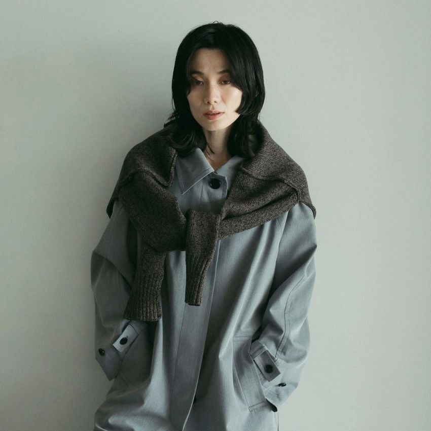 anuke/アンヌーク Soutiencollar Raglan Coat 62510002 ロングコート