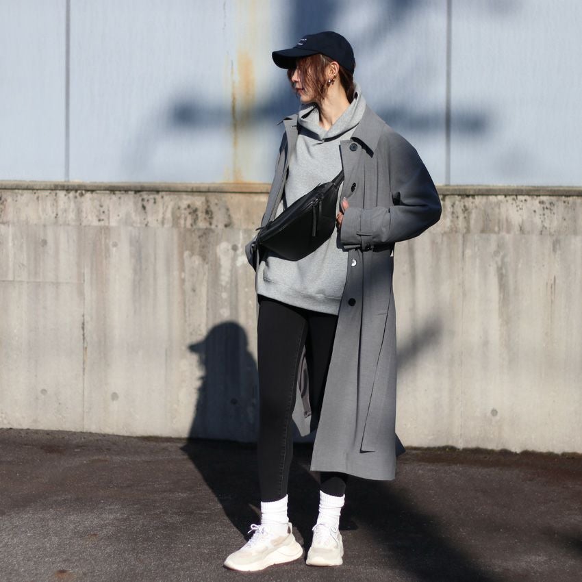 anuke/アンヌーク Soutiencollar Raglan Coat 62510002 ロングコート