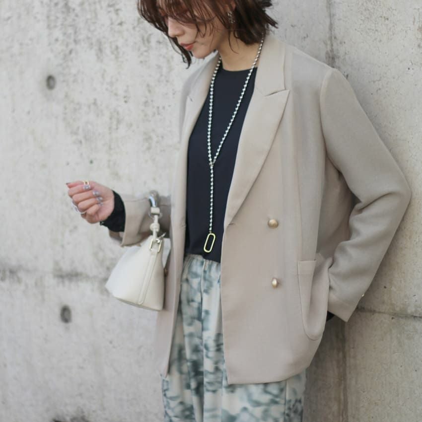 Dignite Collier/ディニテコリエ メッシュテーラードジャケット TK