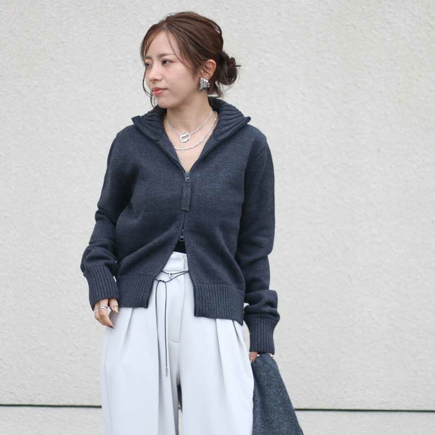 TODAYFUL /トゥデイフル Compact Zip Knit 12520508 25秋冬 トップス
