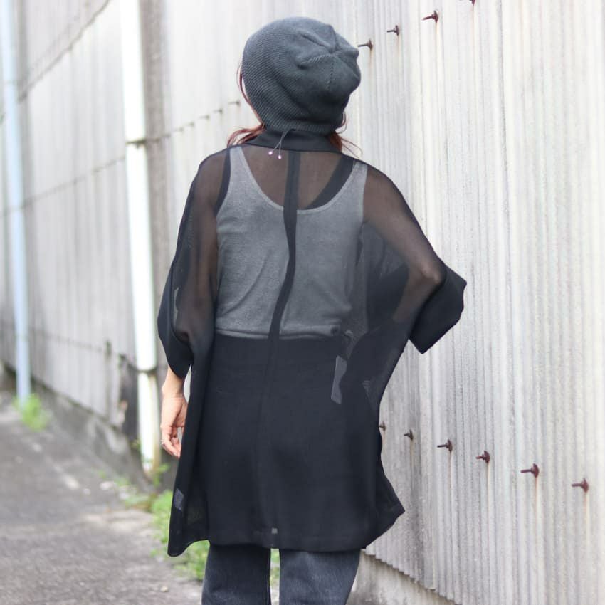Dignite Collier/デニテコリエ TK-80255252 メッシュ半袖ジャケット