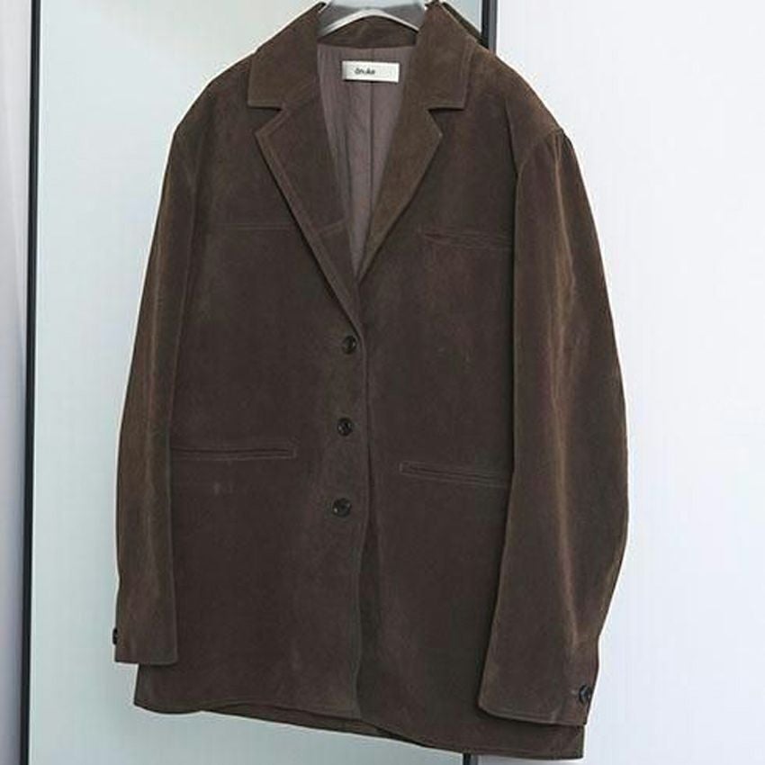 anuke/アンヌーク Eco Suede Jacket 62520102 スエード ジャケット