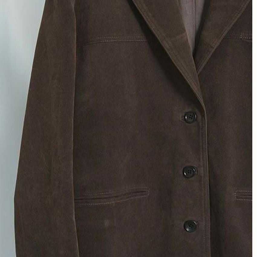 anuke/アンヌーク Eco Suede Jacket 62520102 スエード ジャケット