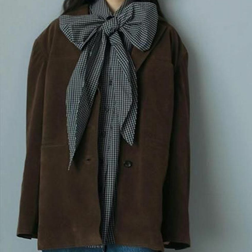 anuke/アンヌーク Eco Suede Jacket 62520102 スエード ジャケット