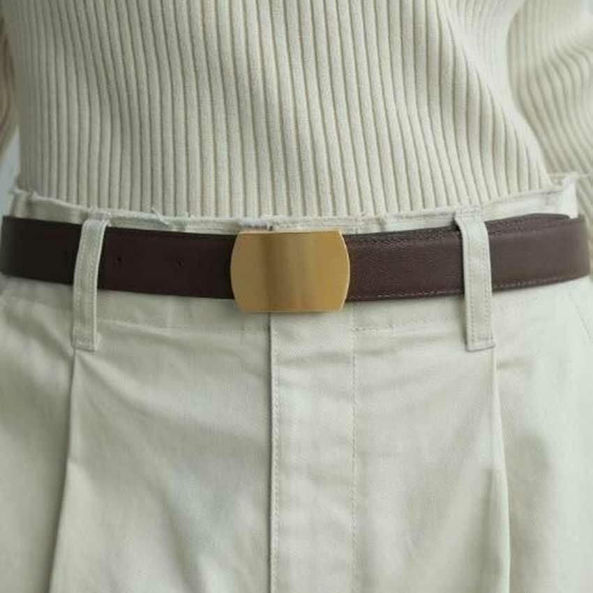 anuke/アンヌーク Reversible Plate Belt 62521003 ベルト | Shunal