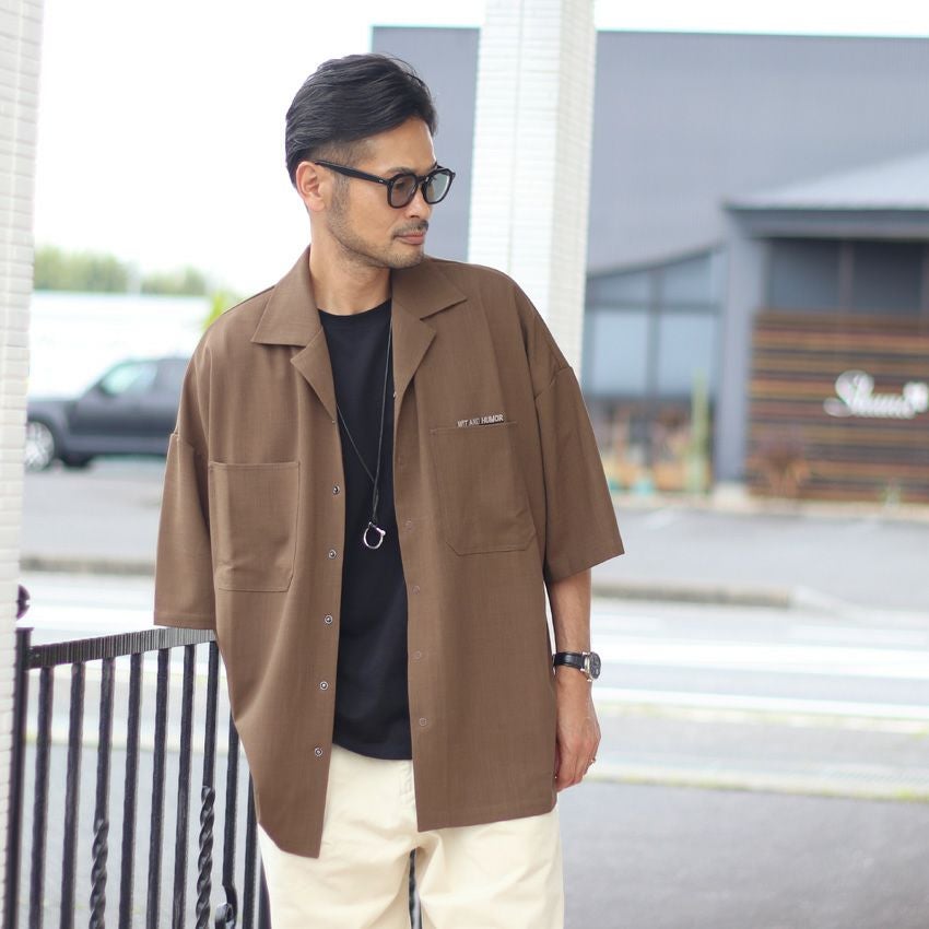 kelen/ケレン パナマシャツ KLM25SSH1137 半袖シャツ 開襟 オープン
