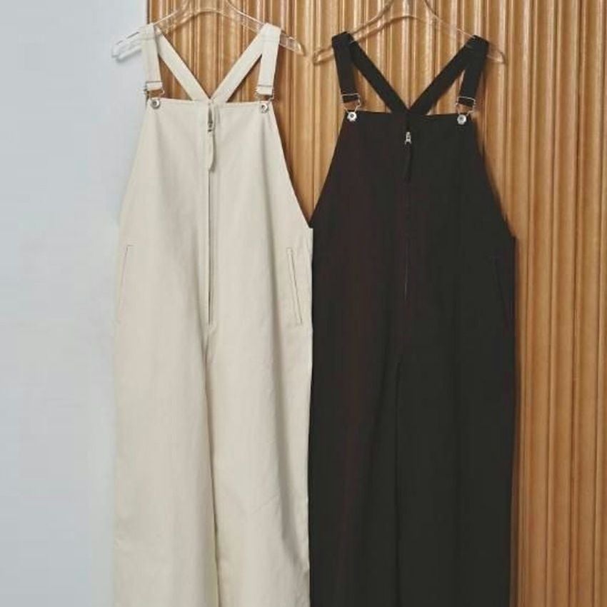 TODAYFUL /トゥデイフル 12520318 Frontzip Twill Salopette