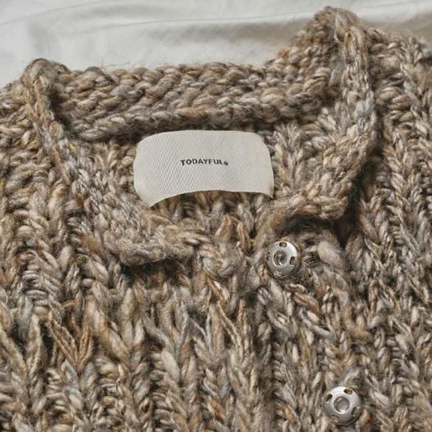 TODAYFUL/トゥデイフル Mix Handknit Vest ミックスハンドニットベスト