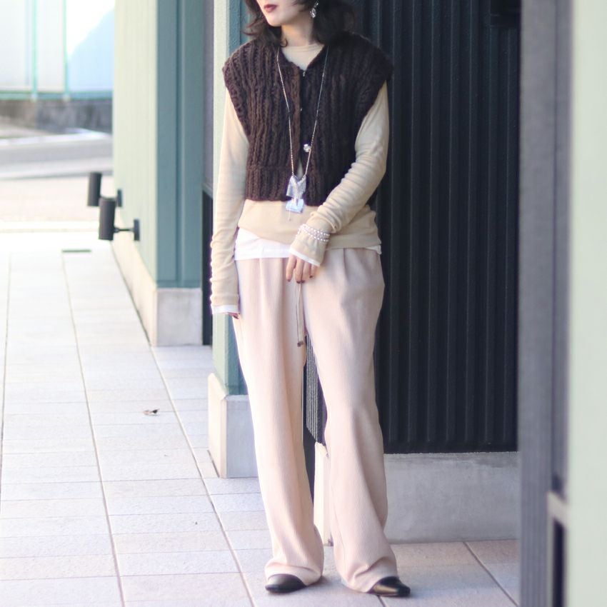 TODAYFUL/トゥデイフル Mix Handknit Vest ミックスハンドニットベスト TODAYFUL/トゥデイフル Mix Handknit Vest ミックスハンドニットベスト