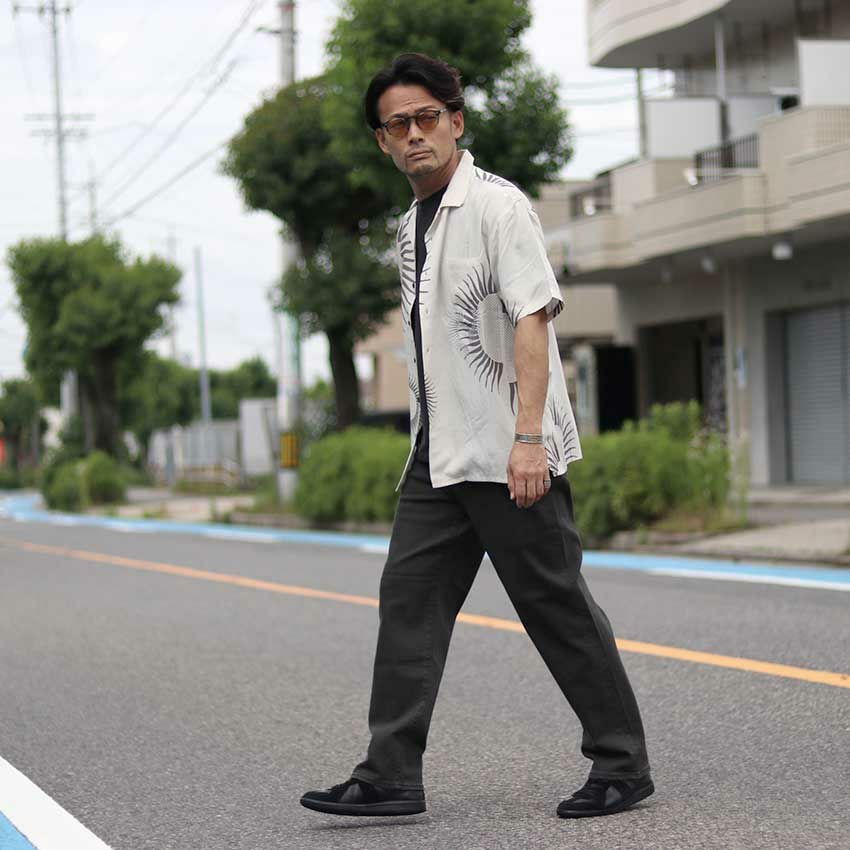 YANUK/ヤヌーク ワイドストレートデニム 