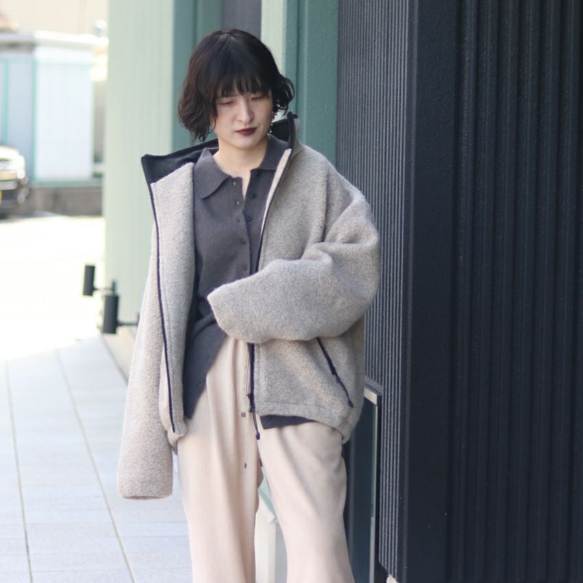 TODAYFUL/トゥデイフル Wool Boa Zip Jacket ウールボアジップ