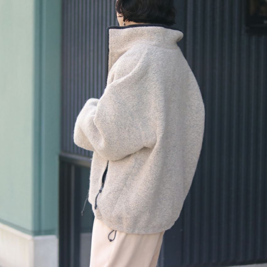 TODAYFUL/トゥデイフル Wool Boa Zip Jacket ウールボアジップ