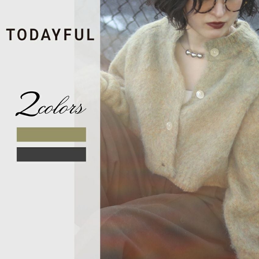TODAYFUL/トゥデイフル Brashed Knit Cardigan ブラッシュドニット