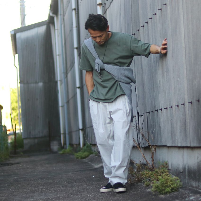 予約】Elfino/エルフィーノ ツータックワイドパンツ EL-251 ワイド