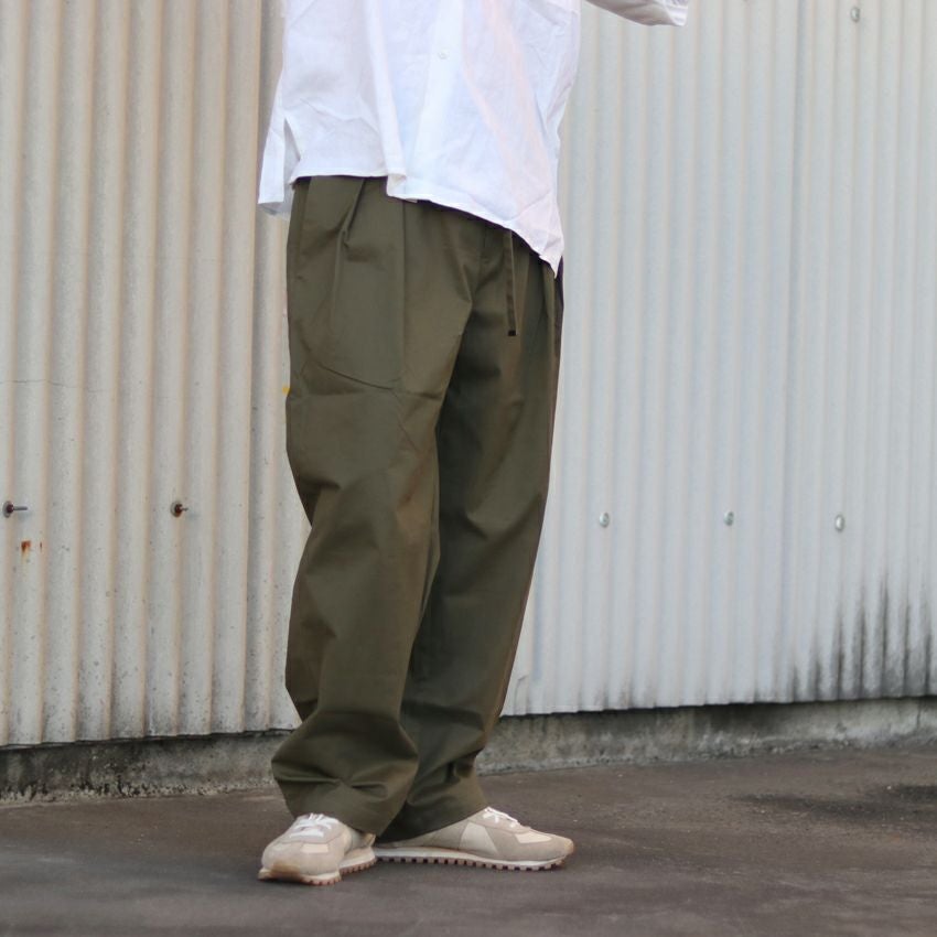 予約】Elfino/エルフィーノ ツータックワイドパンツ EL-251 ワイド