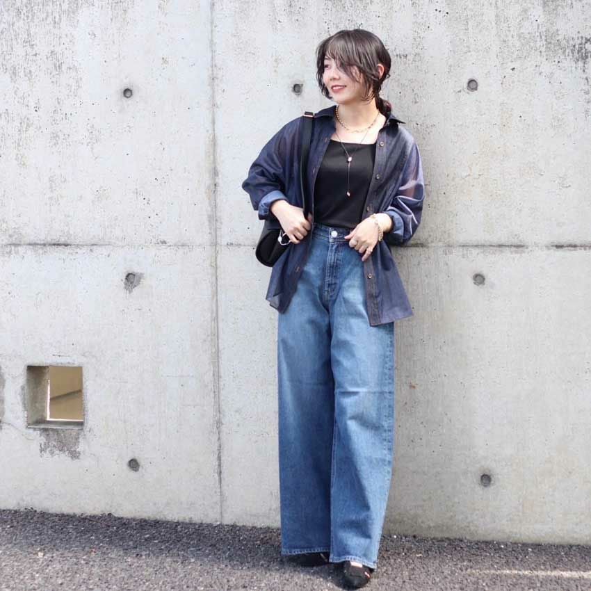 YANUK/ヤヌーク ルーズバギー KATE 57152082 ケイト ルーズ インディゴ