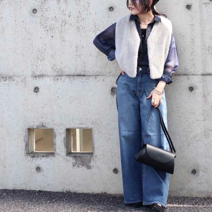 YANUK/ヤヌーク ルーズバギー KATE 57152082 ケイト ルーズ インディゴ