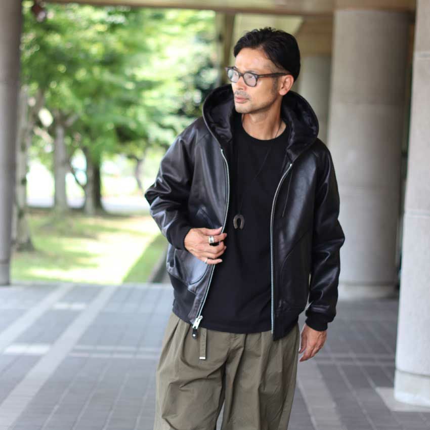 schott レザーパーカー Schott/ショット LEATHER HOOED JACKET 782-5950055 レザージャケット