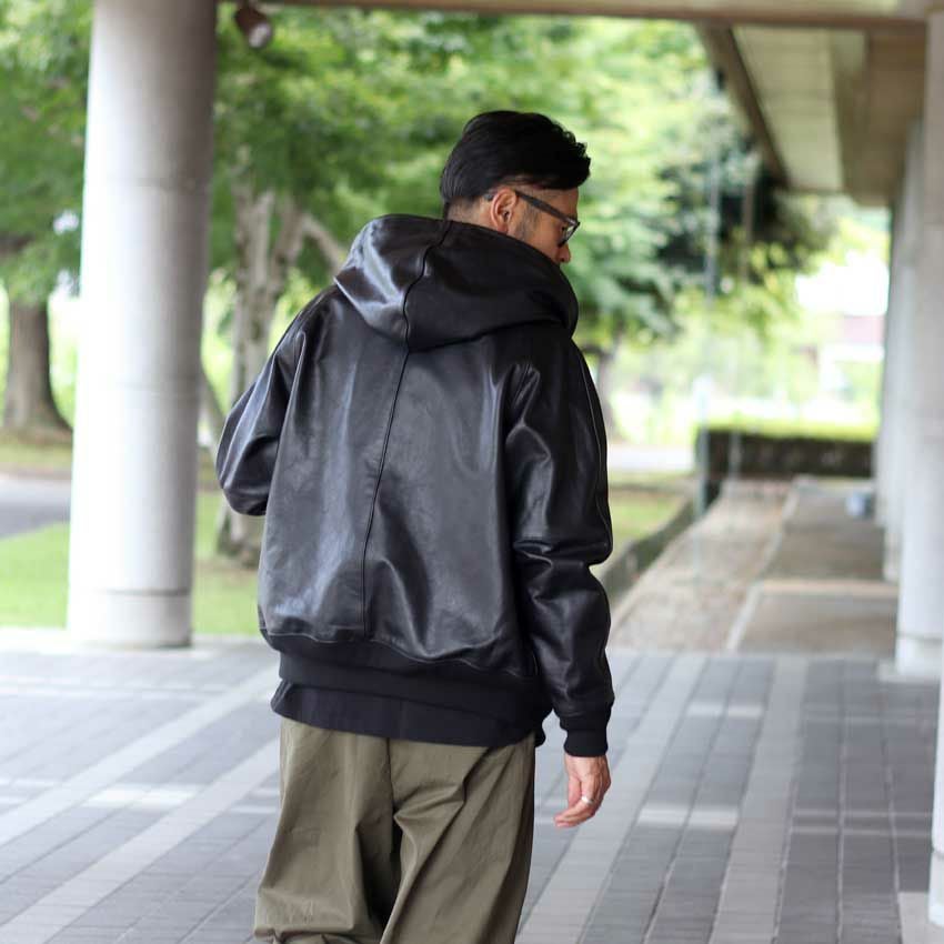 Schott/ショット LEATHER HOOED JACKET 782-5950055 レザージャケット