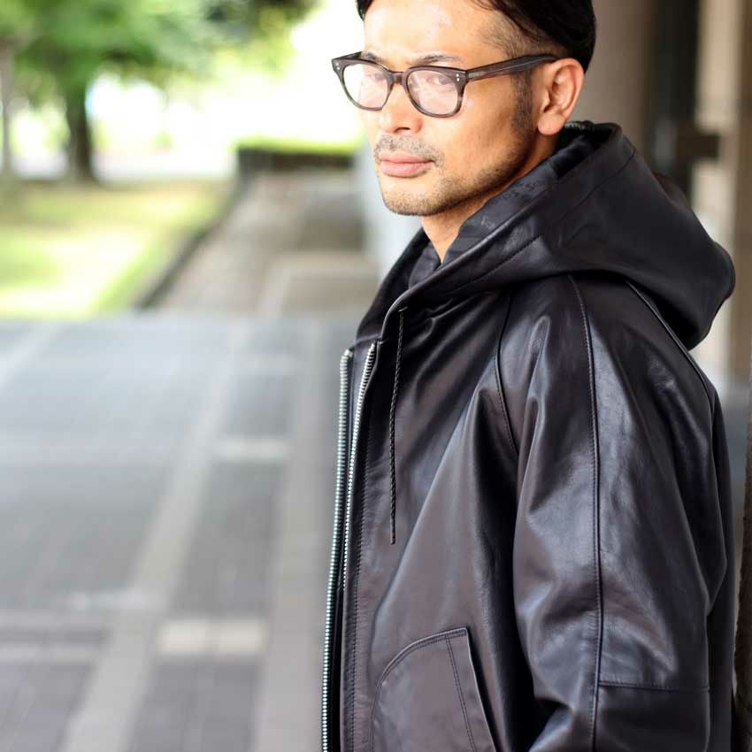 Schott/ショット LEATHER HOOED JACKET 782-5950055 レザージャケット