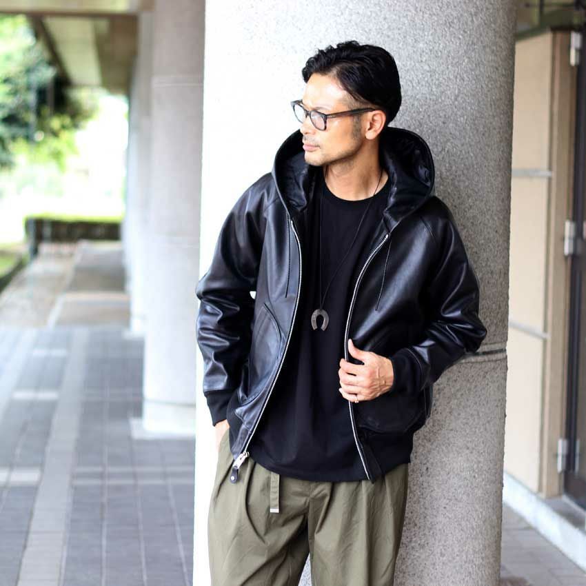 Schott/ショット LEATHER HOOED JACKET 782-5950055 レザージャケット