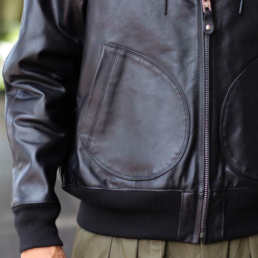 Schott/ショット LEATHER HOOED JACKET 782-5950055 レザージャケット