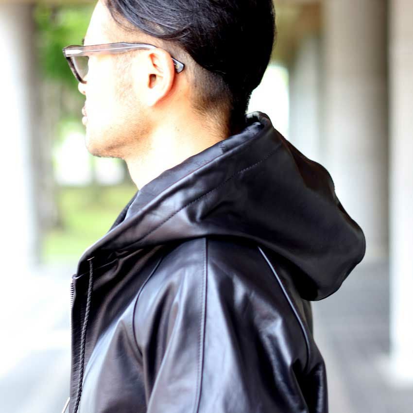 Schott/ショット LEATHER HOOED JACKET 782-5950055 レザージャケット