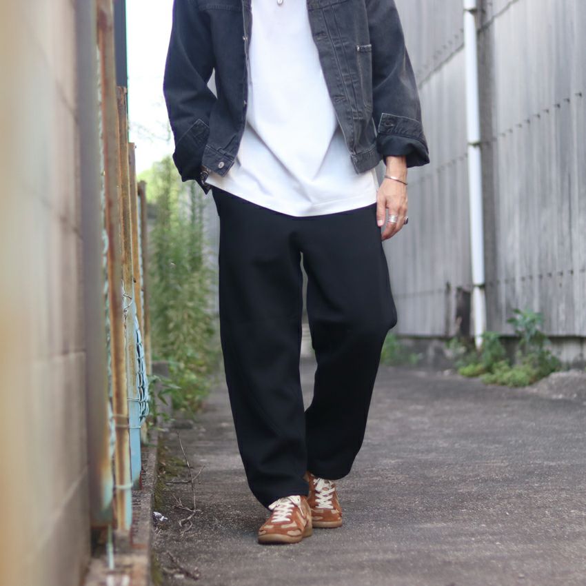UNISEX オールシーズン カーブラインフェードワイドスウェットパンツ スウェットパンツ FOLLOWIN フォロウィン のファッション通販
