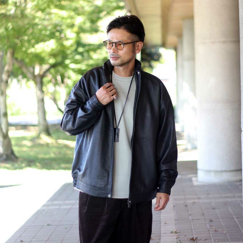 EDIT CLOTHING/エディットクロージング Sheep leather blouson ED-393