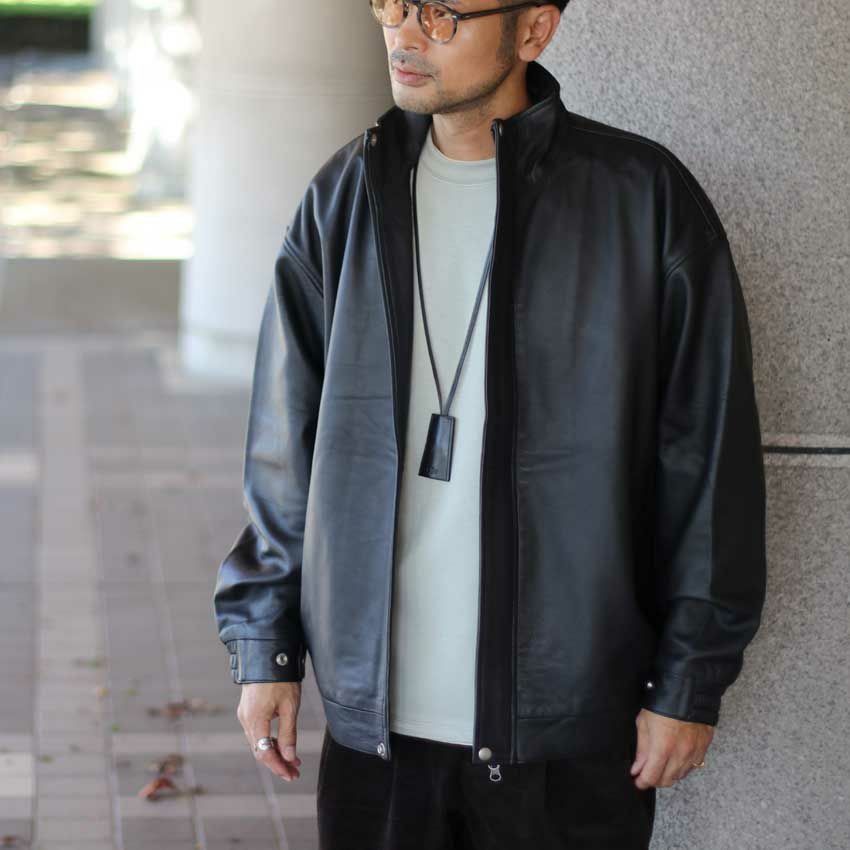 EDIT CLOTHING/エディットクロージング Sheep leather blouson ED-393