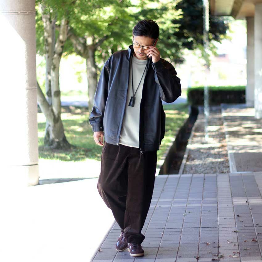 EDIT CLOTHING/エディットクロージング Sheep leather blouson ED-393