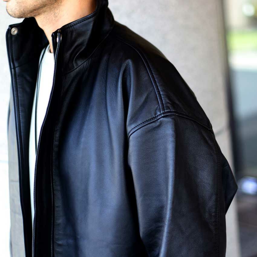 【完売品】EDITCLOTHING SHEEP LEATHER BLOUSON 再生産分 2025 Winter 最新作】Sheep leather blouson（シープレザー