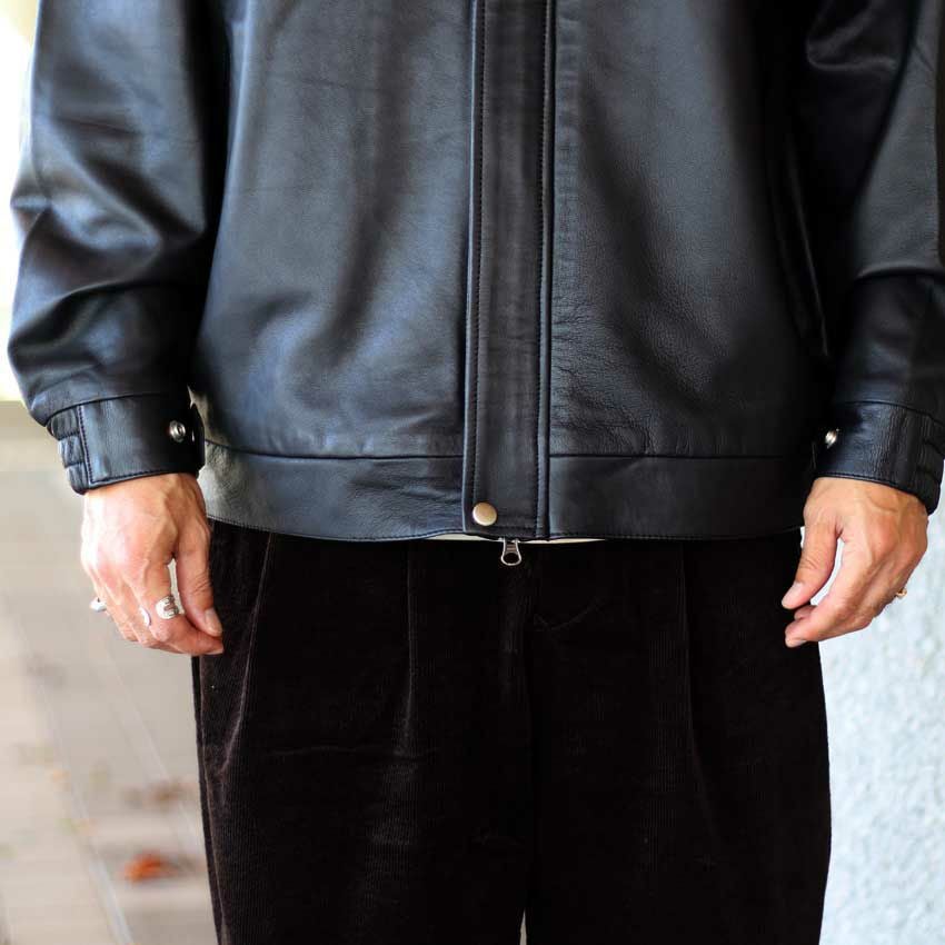EDIT CLOTHING/エディットクロージング Sheep leather blouson ED-393