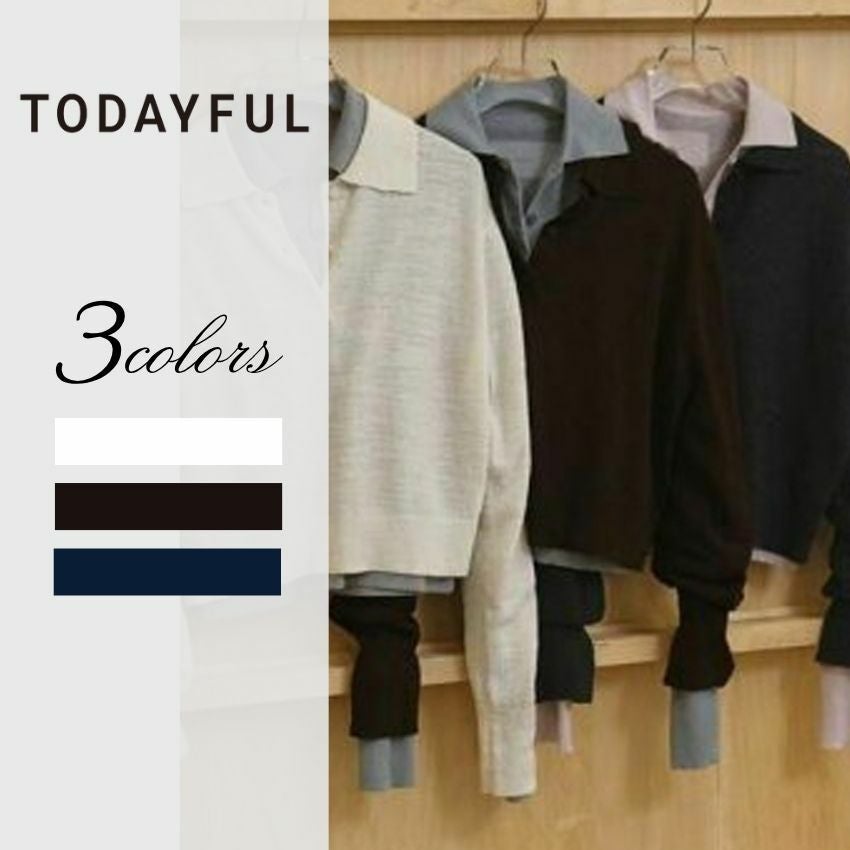 TODAYFUL /トゥデイフル 12610508 Layered Polo Knit 26春夏