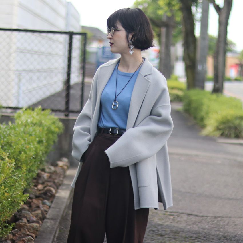 CLOCHE/クロッシェ ジャケットデザインリバーコート 552-84503