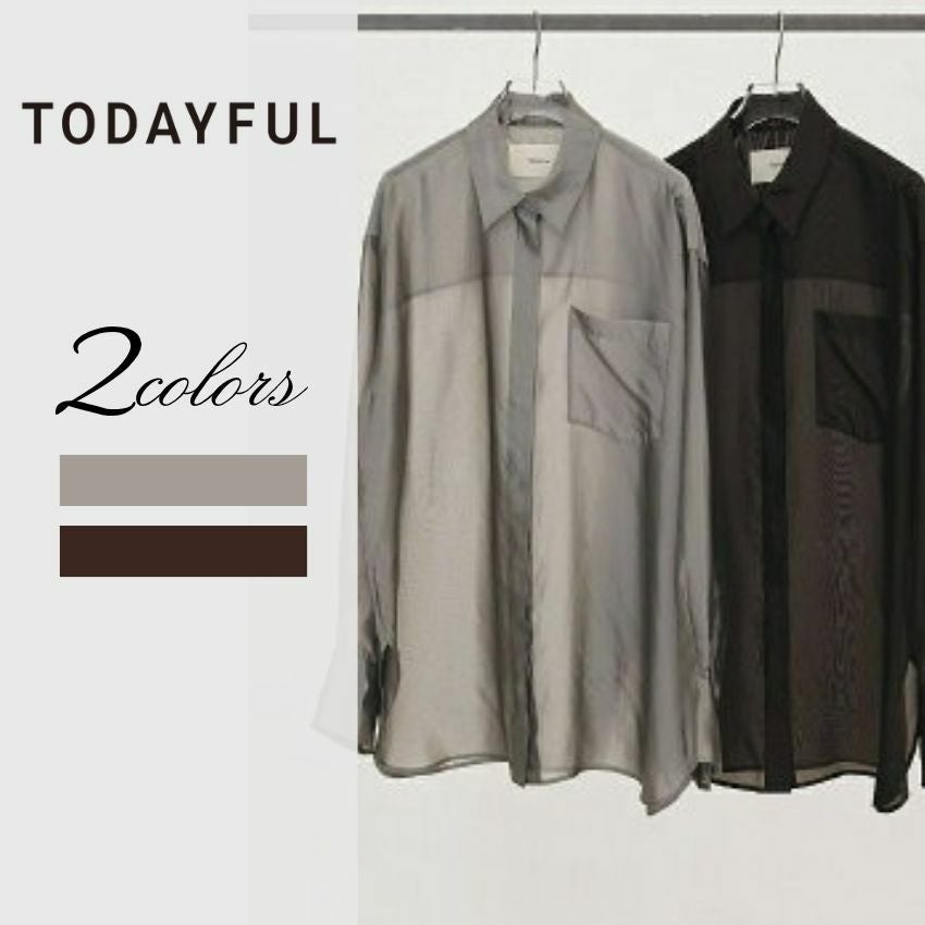 TODAYFUL /トゥデイフル 12610427 Chambray Silky Shirts 26春夏