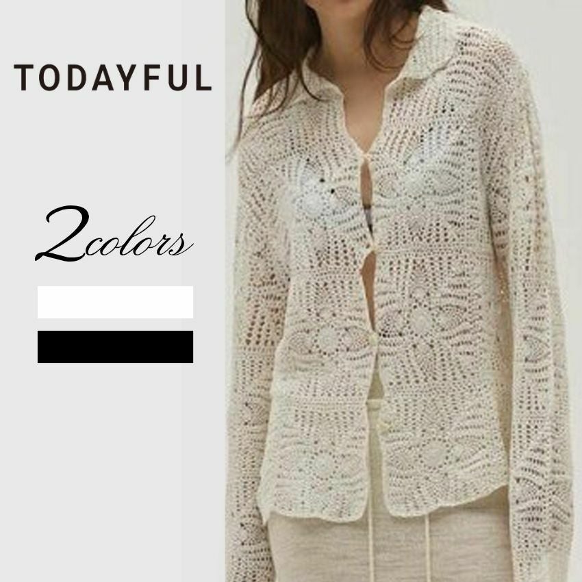 TODAYFUL トゥデイフル Crochet Over Shirts TODAYFUL（トゥデイフル）の「TODAYFUL(トゥデイフル) 