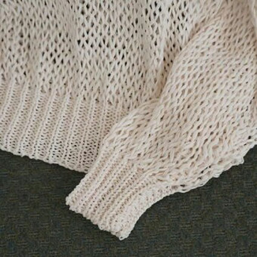 anuke /アンヌーク 62610508 Tapeyarn Loose Knit 26春夏 ニット