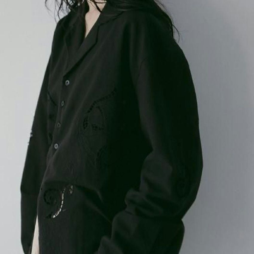 anuke /アンヌーク 62610418 Cutwork Opencollar Shirts 26春夏 シャツ