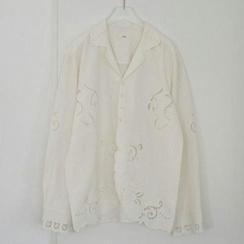 anuke /アンヌーク 62610418 Cutwork Opencollar Shirts 26春夏 シャツ