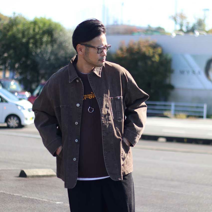 JOHNBULL/ジョンブル ウォッシュドツイルカバーオール JM254L11 デニム