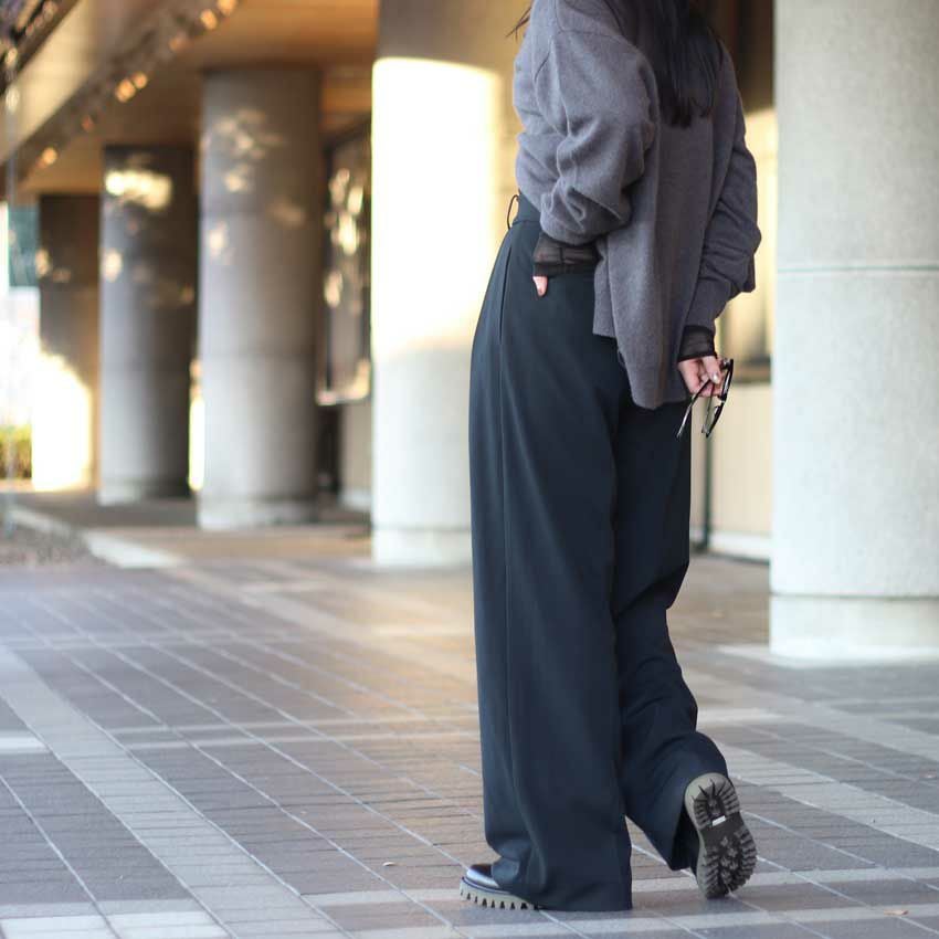 TODAYFUL /トゥデイフル ダブルタックツイルトラウザーズ 12510719