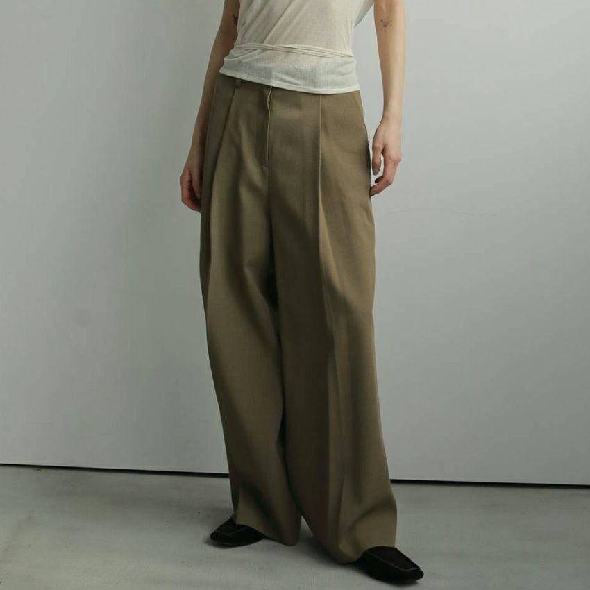 anuke/アンヌーク Tuck Pleats Pants タックプレスパンツ 62520714
