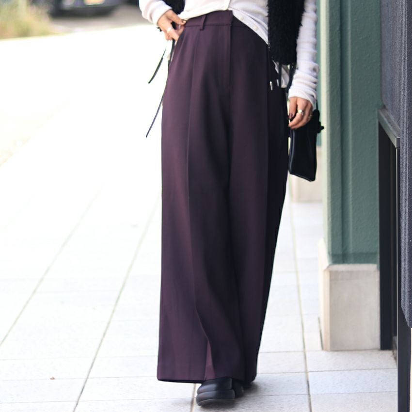 anuke/アンヌーク Tuck Pleats Pants タックプレスパンツ 62520714