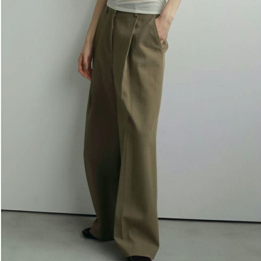 anuke/アンヌーク Tuck Pleats Pants タックプレスパンツ 62520714
