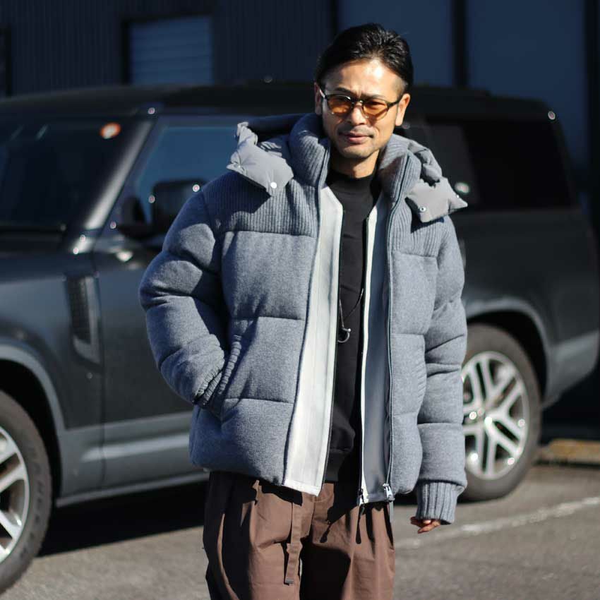 MACKAGE/マッカージュ カシミア混ウールニットダウン GRIFFEN ウール
