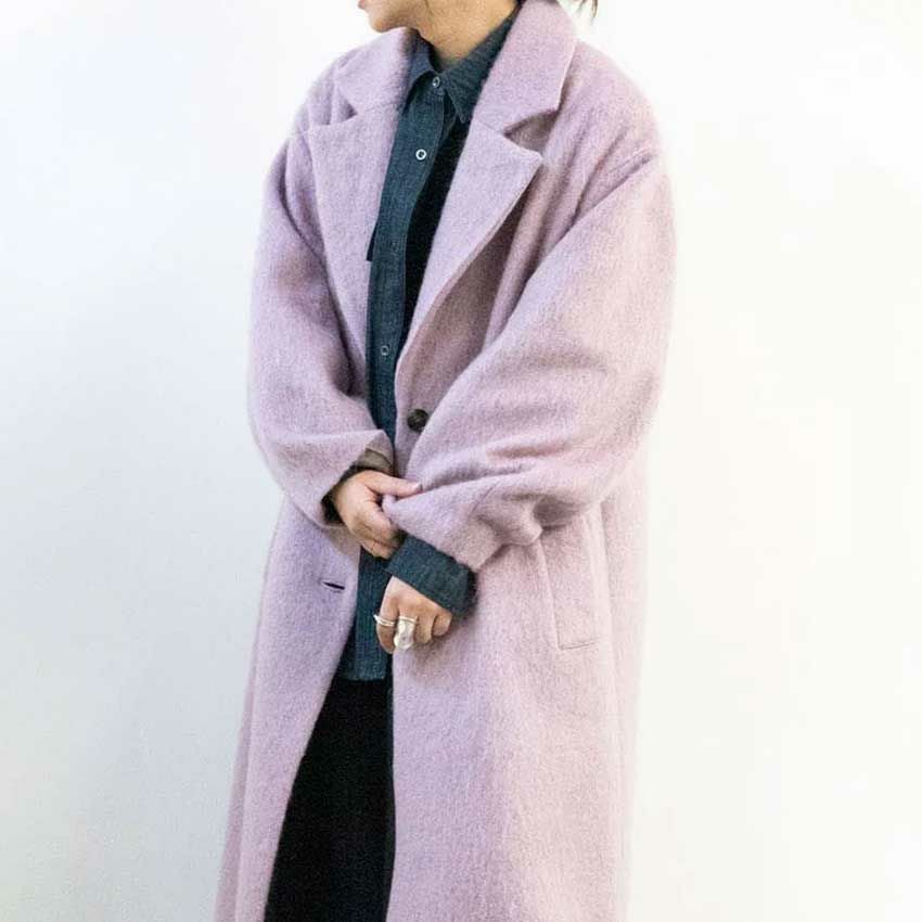 CLOCHE/クロシェ シャギーロングコート 550-84001 アウター 冬