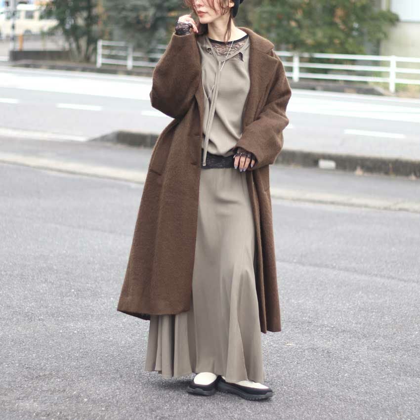 CLOCHE/クロシェ シャギーロングコート 550-84001 アウター 冬