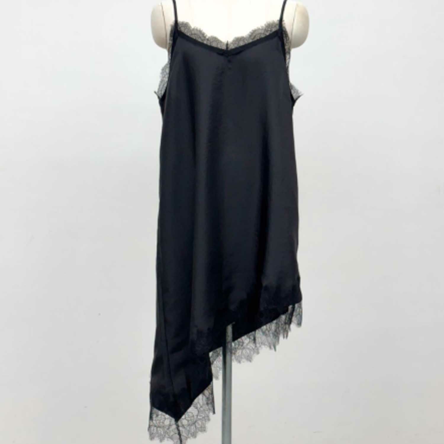 CLOCHE/クロシェ ロングアシンメトリーレースキャミソール 612-85711