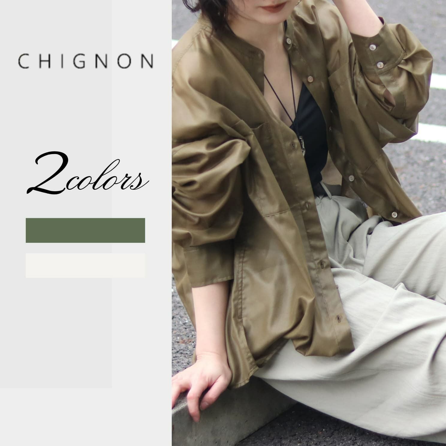 chignon  シアーヨークシャツ セール】 シアー ヨークシャツ （シャツ・ブラウス）｜UNFILO